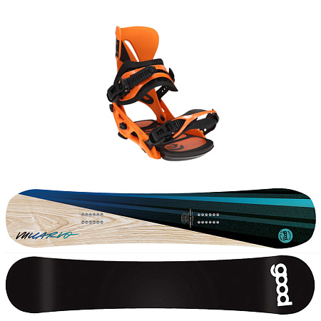 Комплит сноуборд VULCARVO + крепления DSW Комплит сноуборд VULCARVO + крепления DSW